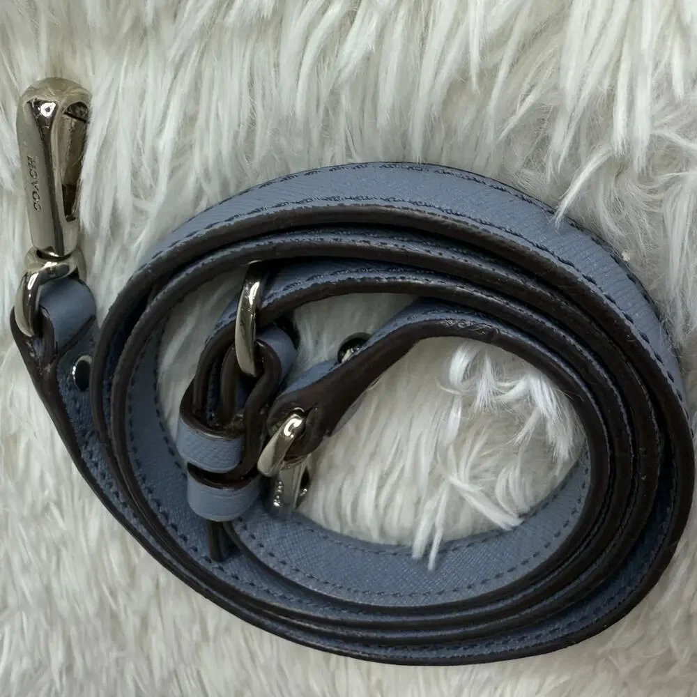 COACH Blue Silver Crossbody Replacement Strap
